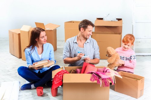 Professional team planning a commercial move in Surrey