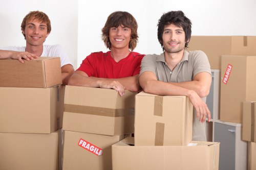 Organized storage units provided by Surrey Man and Van